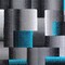 Flash Furniture Turquoise 2' x 7' Modern Color Blocked Area Rug ACD-RGTRZ861-27-TQ-GG - alternate 4